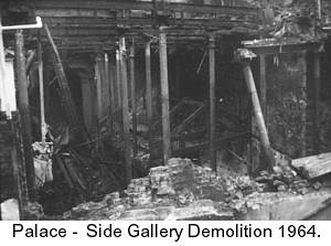 Palace Gallery demolition 1964